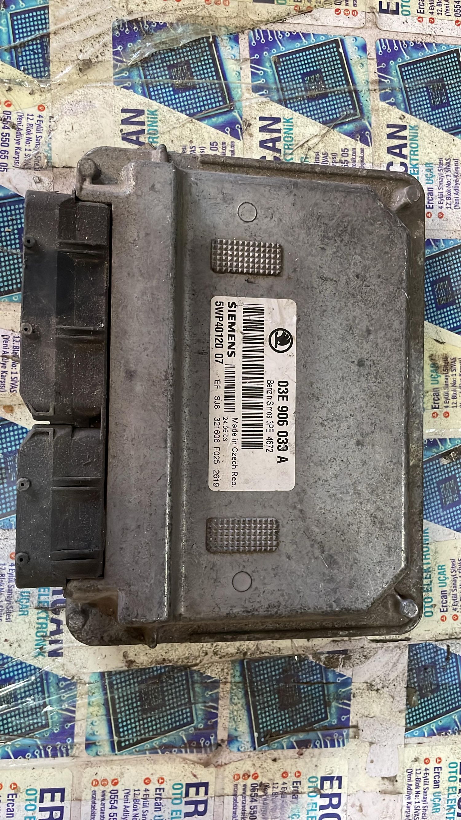 5WP4012007 Skoda Fabia 1.2 Motor Beyni 
